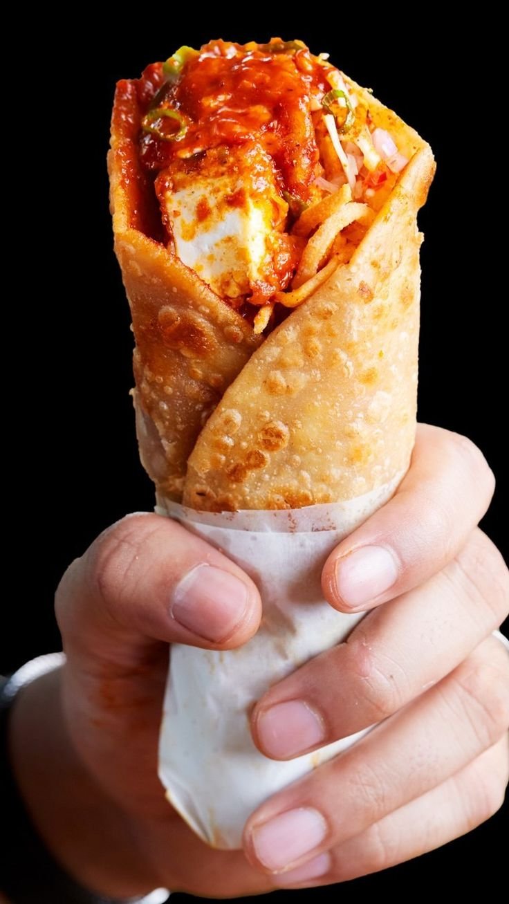 Schezwan Cheese Frankie